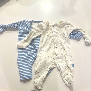 Magnetic Me Newborn Cozy Striped and Starry Kids One Pieces